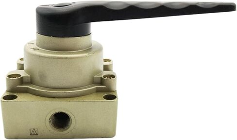 1PCS Manual Switch Valve 1/8 1/4 3/8 HV2 HV3 HV4 Mechanical Aluminum Valve Suction Valve Pneumatic air Valve(HV300-03 G3-8) in Kuwait