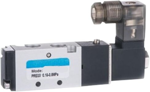 1PCS 4V110 4V120 4V130 M5 G 1/8 air Solenoid Valve 0.15~0.8 MPa Type Pneumatic air Valve(4V110-06 G1-8 2-5Way,AC220V_1PC) in Kuwait