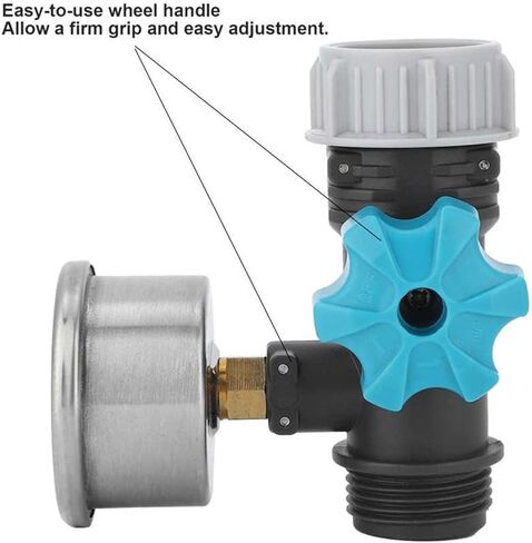 140psi G3/4in Water Pressure Reducing Maintaining Regulator Valve with Pressure Reducer Gauge Garden Irrigation Controller in Kuwait