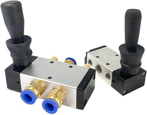 1PCS Pneumatic Manual Valve Solenoid 2-Position 3-Way Solenoid Valve 4H210-06/08 4H310-08/10 4H410-15(4H410-15,with 4mm Fittings) in Kuwait