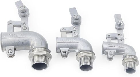 Stainless Steel 304 Adjustable Float Valve Water Tank Bend Elbow Floating Ball Valve Flow Cistern/Expansion(3/4") in Kuwait