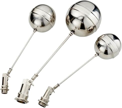 Floating Ball Valve DN15 DN20 DN25 DN32 Cold and Hot Water Tank Float Valve Water Stainless Steel 201 Flow Control Valve(1/2") in Kuwait