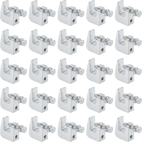 25 حزمة من المشابك الشعاعية، مشبك شعاع حديدي C مقاس 3/8 بوصة مع فتحة فك 3/4 بوصة، مشبك دعم للتثبيت على السقف على الحائط للنحاس، وأنابيب PVC، ومطلية بالزنك in Kuwait