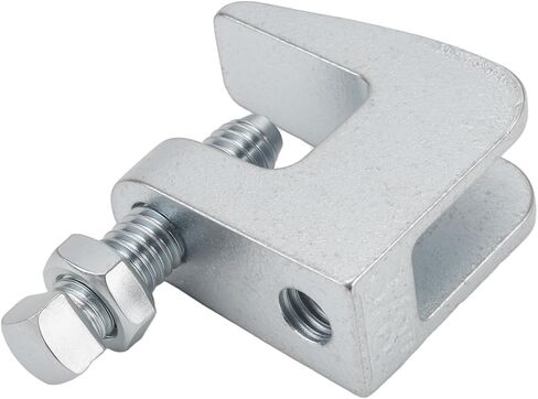 25 حزمة من المشابك الشعاعية، مشبك شعاع حديدي C مقاس 3/8 بوصة مع فتحة فك 3/4 بوصة، مشبك دعم للتثبيت على السقف على الحائط للنحاس، وأنابيب PVC، ومطلية بالزنك in Kuwait