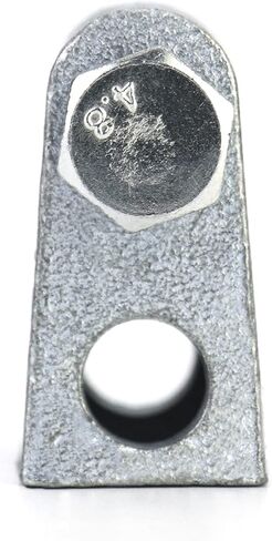 QWORK Beam Clamp، 20 قطعة 5/16 بوصة مشبك شعاع أمان من الحديد المطلي بالزنك، فتحة فك 13/16 بوصة in Kuwait