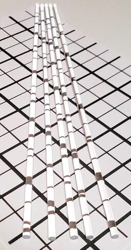 5 قطع بقطر 3/16 بوصة × قضيب بلاستيكي طويل من الأكريليك الشفاف بطول 18 بوصة - قطر .1875 بوصة - 4.76 ملم in Kuwait