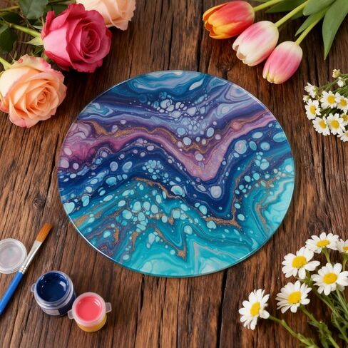 6 Pcs 1/8" Round Acrylic Sheet 16 Inch Diameter Clear Circle Round Cake Disc for DIY Crafts LED Projects Table Top in Kuwait