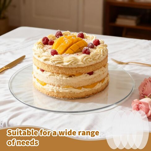 6 Pcs 1/8" Round Acrylic Sheet 16 Inch Diameter Clear Circle Round Cake Disc for DIY Crafts LED Projects Table Top in Kuwait