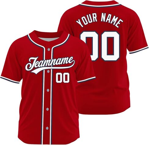 Custom Baseball Jersey Men Women Youth Adult Kids Color Personalized Stitched Printed Name Number City State Baseball Shirts in Saudi Arabia