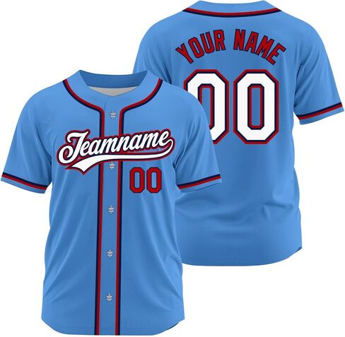 Custom Baseball Jersey Men Women Youth Adult Kids Color Personalized Stitched Printed Name Number City State Baseball Shirts in Saudi Arabia