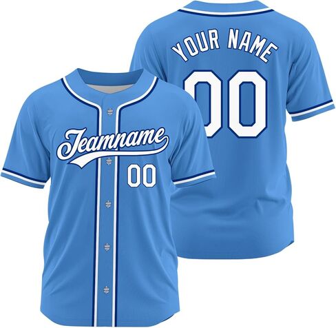 Custom Baseball Jersey Men Women Youth Adult Kids Color Personalized Stitched Printed Name Number City State Baseball Shirts in Saudi Arabia