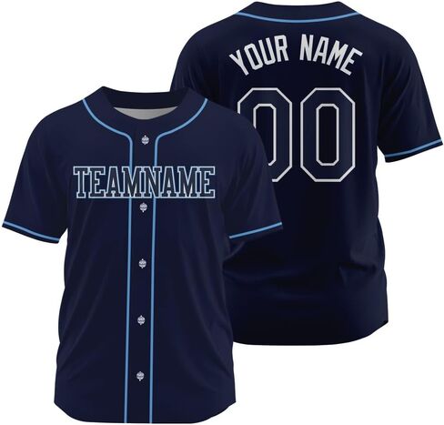 Custom Baseball Jersey Men Women Youth Adult Kids Color Personalized Stitched Printed Name Number City State Baseball Shirts in Saudi Arabia