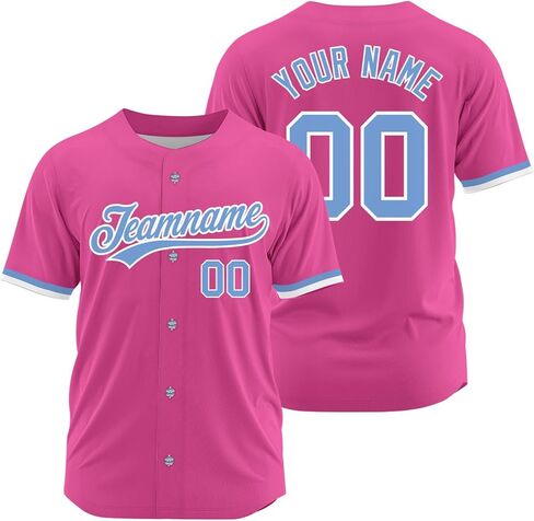 Custom Baseball Jersey Men Women Youth Adult Kids Color Personalized Stitched Printed Name Number City State Baseball Shirts in Saudi Arabia