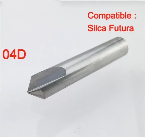 قاطع الدمل 110 درجة 04D في الكربيد D743746ZB لآلات المفاتيح ILCO SiLCA Futura Auto وSiLCA Futura Auto Pro (5 قطع) (5) in Saudi Arabia