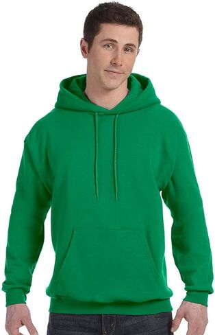 سويت شيرت بغطاء للرأس من Hanes ComfortBlend EcoSmart، أحمر غامق، مقاس X-Large in Saudi Arabia