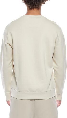 Hugo Boss Mens Salbo Crewneck Sweatshirt, M, White in Saudi Arabia