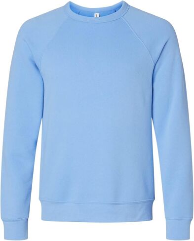 BELLA+CANVAS Unisex Sponge Fleece Crewneck Sweatshirt, CAROLINA BLUE, S in Saudi Arabia
