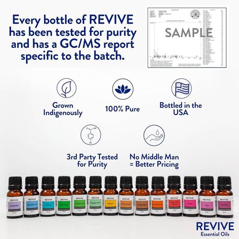 Coffee Essential Oil by Revive Essential Oils - 100% Pure Therapeutic Grade, for Diffuser, Humidifier, Massage, Aromatherapy, Skin & Hair Care in Saudi Arabia