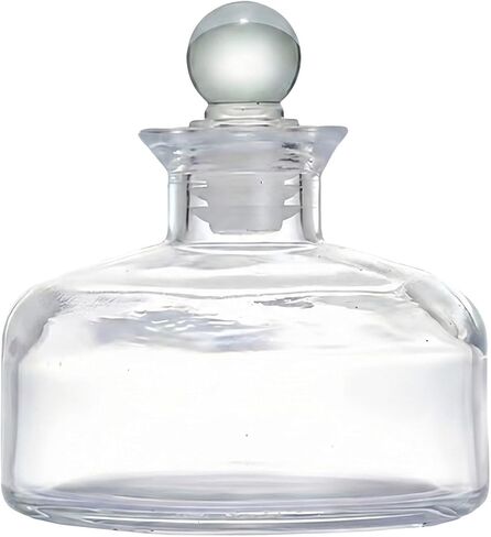 200ml/6.6oz Refillable Glass Aromatherapy Diffuser Bottle, Clear in Saudi Arabia