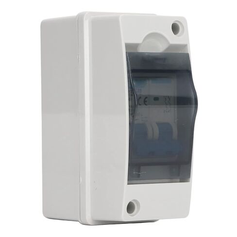 Asixxsix DC Miniature Circuit Breaker, 2 Pole 1000V 63Amp Isolator PV Solar Disconnect Switch with IP65 Cover Overvoltage Circuit Isolator for Solar Panels Grid System in Saudi Arabia