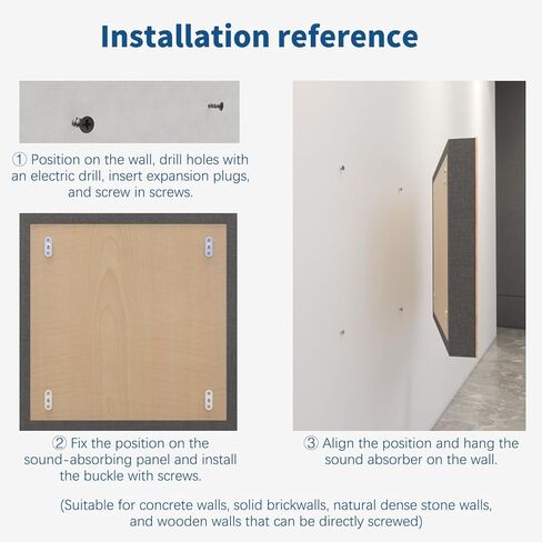 Wood Sound Acoustic Absorber Diffuser Panel 23.6×23.6×3.2 inches Combine Diffusion and Absorption for Music Studio Wall and Ceiling (1D) in Saudi Arabia