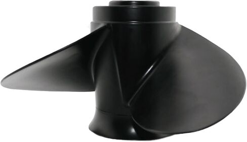 المروحة الخارجية للقارب 10 1/4 × 11 لسوزوكي DT20 25 25C 30 30C DF25 25R 25A 30 30A HP المحرك، 10 1/4x11(10.25x11) الملعب 10 أسنان من الألومنيوم محرك القارب الدعامة، رقم OEM 58100-96420-019,3 شفرة، RH in Kuwait