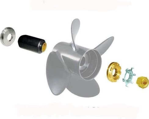 FASWORX 15 Spline Heavy Duty HUB KIT Prop Propeller متوافق مع MERCRUISER Mercury Alpha ONE Bravo 1 Mariner VERADO سوزوكي ياماها جونسون فورس هوندا in Saudi Arabia