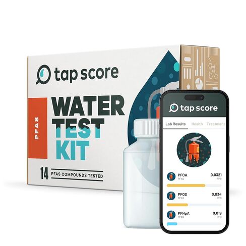 اختبار PFAs المهني لمياه الشرب | معتمدة النقر النقر على مجموعة المنزل | تحليل مختبر البريد | أخذ عينات سهلة ، شحن الشحن | طريقة اختبار EPA in Kuwait