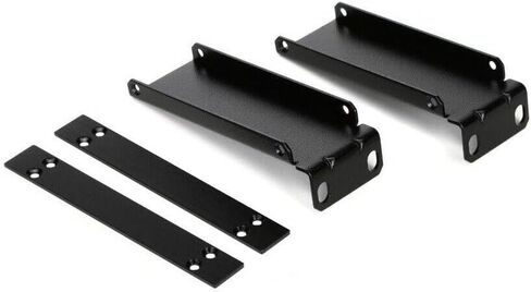 مجموعة دعامة تثبيت على حامل 1U تناسب أجهزة الاستقبال المزدوجة للميكروفون اللاسلكي Shure SLX4 SLXs معًا، قوية جدًا (لمستقبلين) in Kuwait