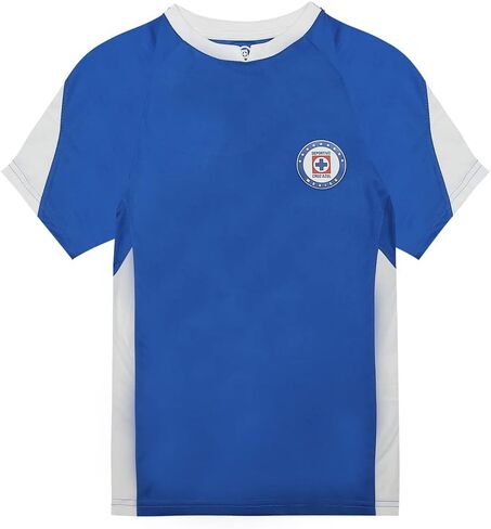 Icon Sports Youth Cruz Azul Soccer Poly Shirt Soccer T-Shirt -01 in Saudi Arabia