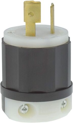 2661 30 أمبير 125/250 فولت NEMA L10-30P 3P 3W قفل المكونات الصناعية غير المؤرضة - أسود-أبيض in Kuwait