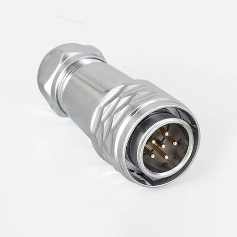 SF20-6 دبوس التوصيل + المقبس مقاوم للماء 4-Hole شفة معدنية الطيران السريع دفع سحب دائري الصناعية in Kuwait