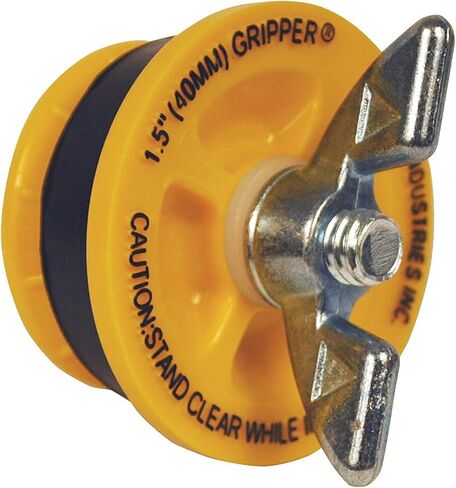 270210 End of Pipe Gripper Mechanical Plug 1-1/2" Yellow in Saudi Arabia