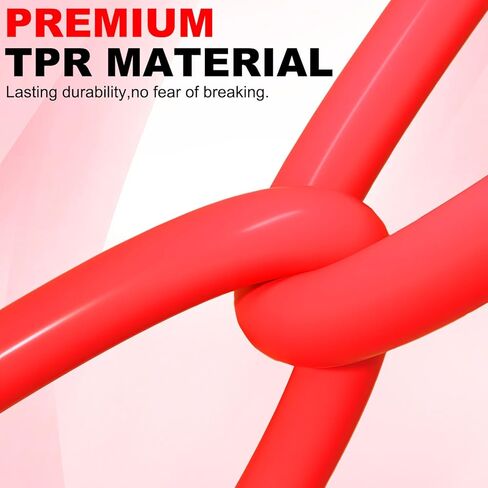 Figure 8 Fitness Resistance Bands with Handles, Exercise Elastic Bands for Women Arm Shoulder Back Leg Chest Stretch, Workout Equipment for Yoga, Pilates, Physical, Therapy, Home Gym Fitness, 3 Pack in Saudi Arabia
