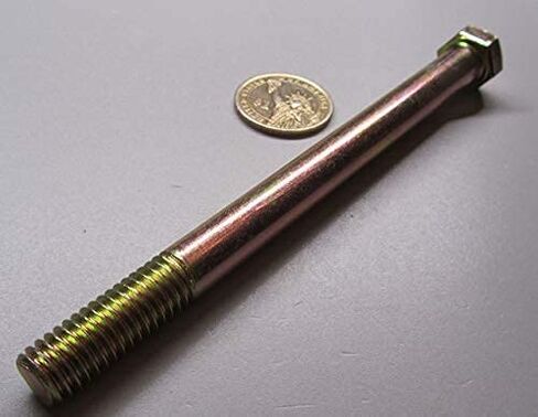 مسامير فولاذية صفراء من الزنك من الدرجة 8 RH PT 7/16 بوصة - 14 × 5.50 طول 10 قطع in Saudi Arabia