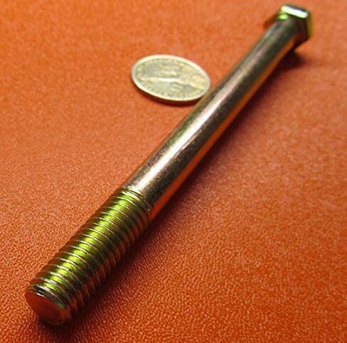 مسامير فولاذية صفراء من الزنك من الدرجة 8 RH PT 7/16 بوصة - 14 × 5.50 طول 10 قطع in Saudi Arabia
