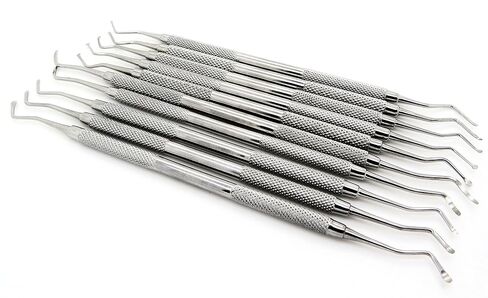 10 Pcs Full Set Excavator Professional Dental Restorative Instrument in Saudi Arabia