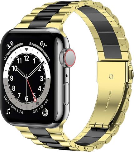 iiteeology متوافق مع سوار ساعة Apple 42 مم 41 مم 40 مم 46 مم 45 مم 44 مم، راتنج خفيف مع سوار معصم بديل من الفولاذ المقاوم للصدأ لساعة iWatch Ultra 3/Ultra 2 49 مم سلسلة 11-1 SE 3 in Kuwait