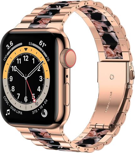 iiteeology متوافق مع سوار ساعة Apple 42 مم 41 مم 40 مم 46 مم 45 مم 44 مم، راتنج خفيف مع سوار معصم بديل من الفولاذ المقاوم للصدأ لساعة iWatch Ultra 3/Ultra 2 49 مم سلسلة 11-1 SE 3 in Kuwait