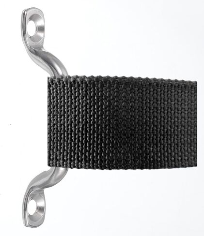 MAQUITA 30 Pcs Stainless Steel 1.6 Inch Mount, Bimini Top Strap, Pad Eye,Footman's Loop for Kayak, Boat, Hanging Shade Sails, Canoe Rigging, No Rust in Saudi Arabia