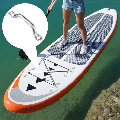 MAQUITA 30 Pcs Stainless Steel 1.6 Inch Mount, Bimini Top Strap, Pad Eye,Footman's Loop for Kayak, Boat, Hanging Shade Sails, Canoe Rigging, No Rust in Saudi Arabia