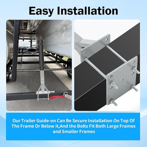 دليل مقطورة القارب القابل للتعديل من Colinktool، نظام دليل الأسطوانة المثبت على الجانب مناسب لقارب التزلج أو قارب الصيد أو مقطورة المراكب الشراعية in Kuwait