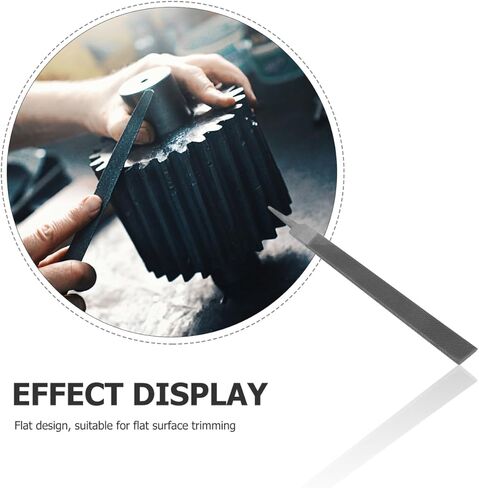 أداة شحذ يدوية مسطحة مقاس 12 بوصة من ARTIBETTER مع أسنان دقيقة للملفات المعدنية والأعمال الخشبية، مبرد مسطح متين للمشروعات اليدوية والاستخدام الصناعي in Kuwait