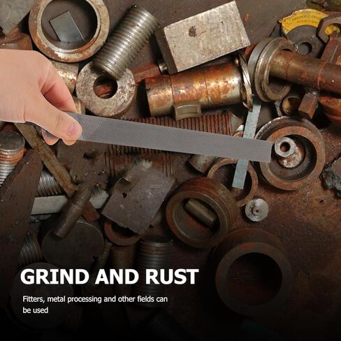 أداة شحذ يدوية مسطحة مقاس 12 بوصة من ARTIBETTER مع أسنان دقيقة للملفات المعدنية والأعمال الخشبية، مبرد مسطح متين للمشروعات اليدوية والاستخدام الصناعي in Kuwait