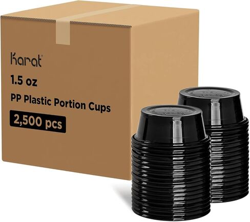 قيراط FP-P200-PP 2 أونصة. أكواب PP - شفافة (علبة بها 2500 قطعة) in Kuwait