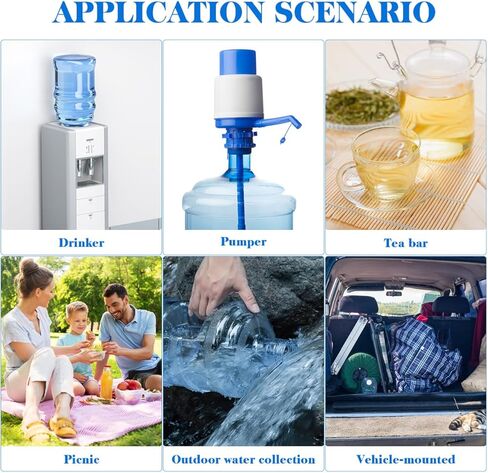 SEWACC Water Bottle 2 Gallon Portable Water Containers with Handle Large Capacity Large Reusable Motivational Jug for Camping Outdoor Sports Travel in Saudi Arabia