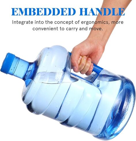 SEWACC Water Bottle 2 Gallon Portable Water Containers with Handle Large Capacity Large Reusable Motivational Jug for Camping Outdoor Sports Travel in Saudi Arabia