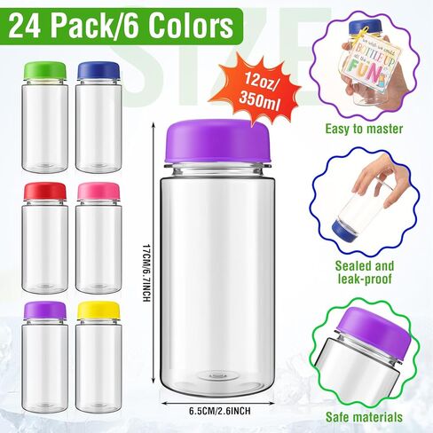 24 Set Water Bottles Bulk with Card 12 oz End of School Year Student Gifts from Teacher Summer Graduation Gifts Cards for Summer School Classroom Prizes Party Supplies in Saudi Arabia