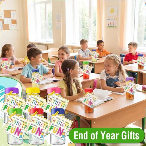 24 Set Water Bottles Bulk with Card 12 oz End of School Year Student Gifts from Teacher Summer Graduation Gifts Cards for Summer School Classroom Prizes Party Supplies in Saudi Arabia