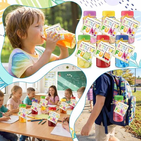 24 Set Water Bottles Bulk with Card 12 oz End of School Year Student Gifts from Teacher Summer Graduation Gifts Cards for Summer School Classroom Prizes Party Supplies in Saudi Arabia